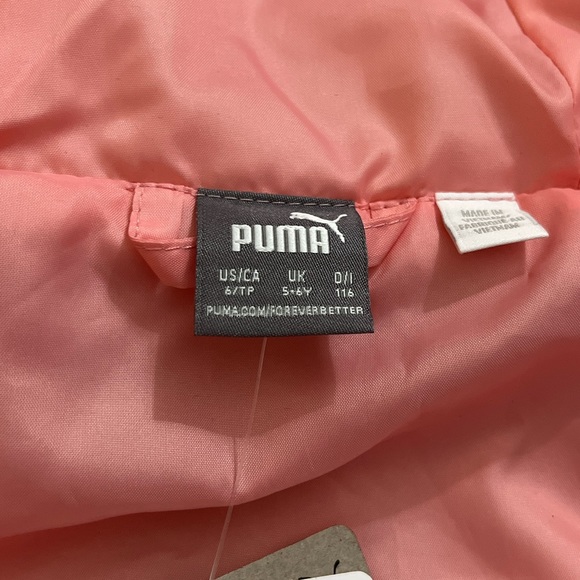 NWT - Puma Kids’ Puffer Jacket - Size 6 / 5-6Y - Picture 4 of 7